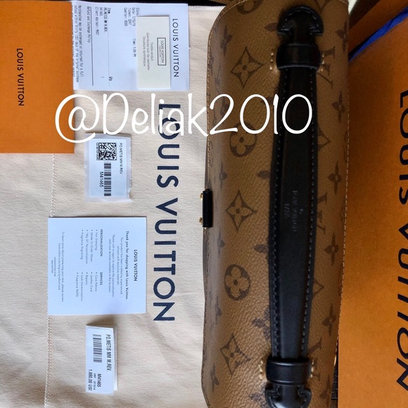 SOLD! Louis Vuitton Reverse Pochette Metis RARE π - Picture 4 of 8